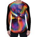 Rave Bubble Print Men's Long Sleeve T-Shirt