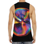 Rave Bubble Print Men's Muscle Tank Top