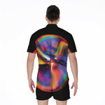 Rave Bubble Print Men's Rompers