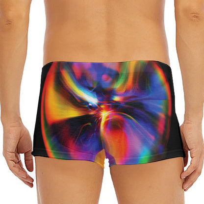 Rave Bubble Print Men's Short Boxer Briefs