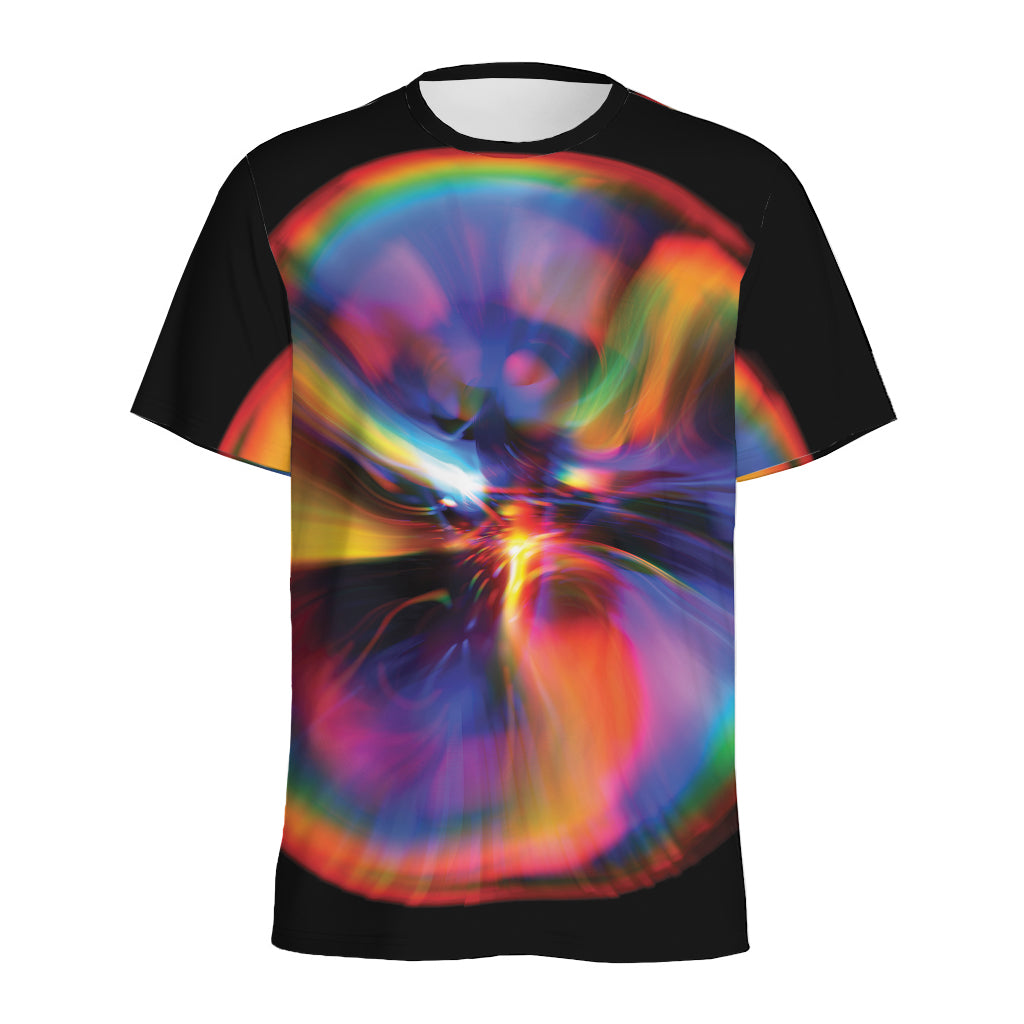 Rave Bubble Print Men's Sports T-Shirt