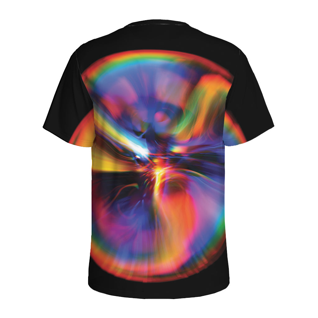 Rave Bubble Print Men's Sports T-Shirt