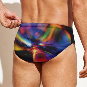 Rave Bubble Print Men's Swim Briefs