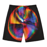 Rave Bubble Print Men's Swim Trunks