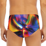 Rave Bubble Print Men's Triangle Swim Briefs