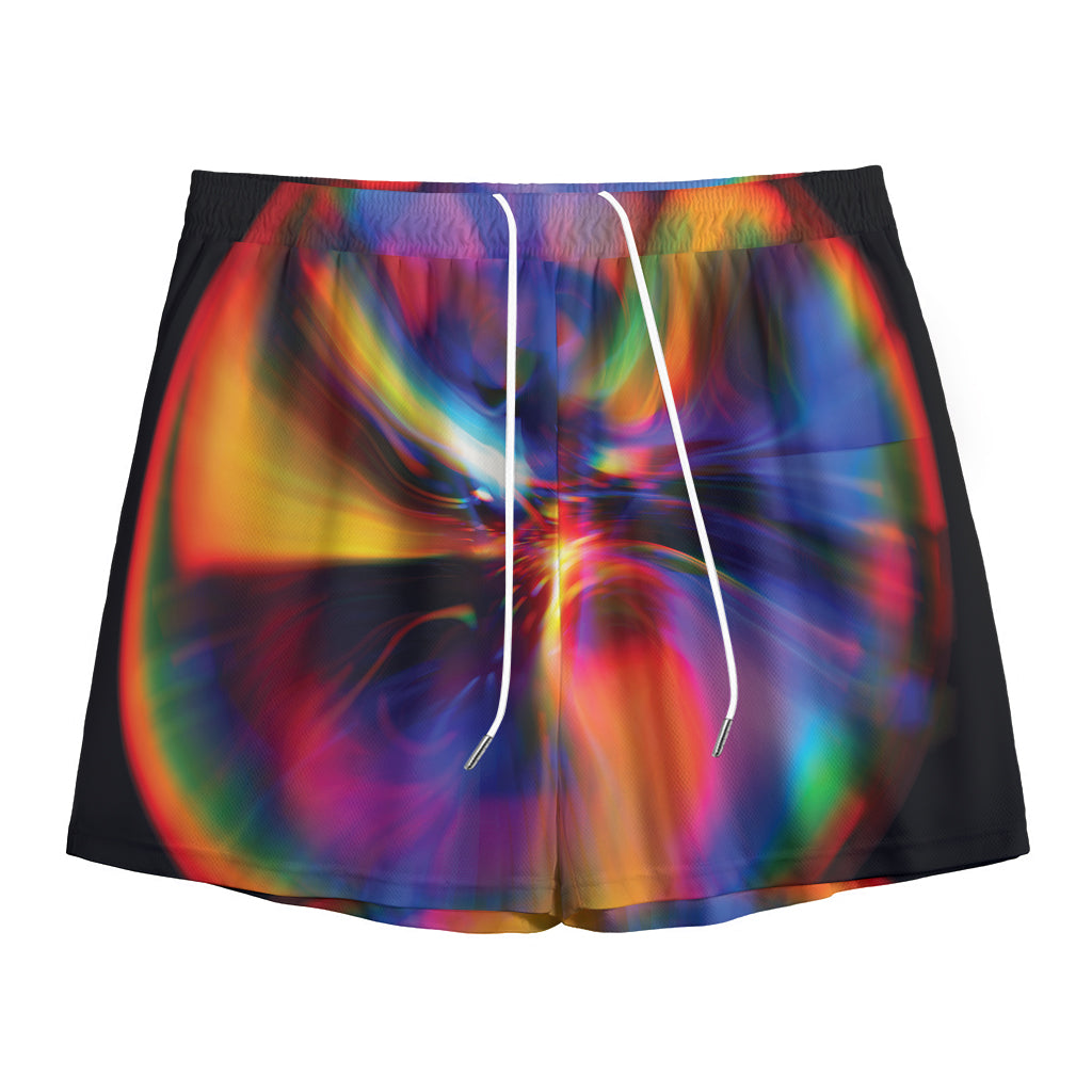 Rave Bubble Print Mesh Shorts