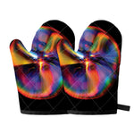 Rave Bubble Print Oven Mitts