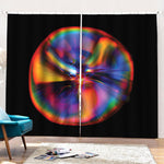 Rave Bubble Print Pencil Pleat Curtains