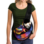 Rave Bubble Print Pet Sling Carrier