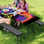 Rave Bubble Print Picnic Table Cover