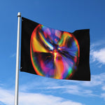 Rave Bubble Print Polyester Flag