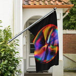Rave Bubble Print Polyester Flag