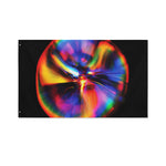 Rave Bubble Print Polyester Flag