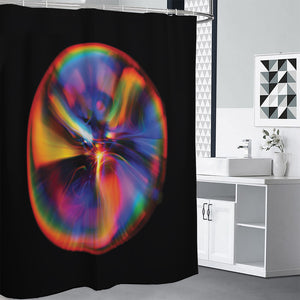 Rave Bubble Print Premium Shower Curtain