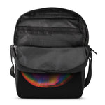 Rave Bubble Print Rectangular Crossbody Bag