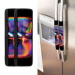 Rave Bubble Print Refrigerator Handle Covers