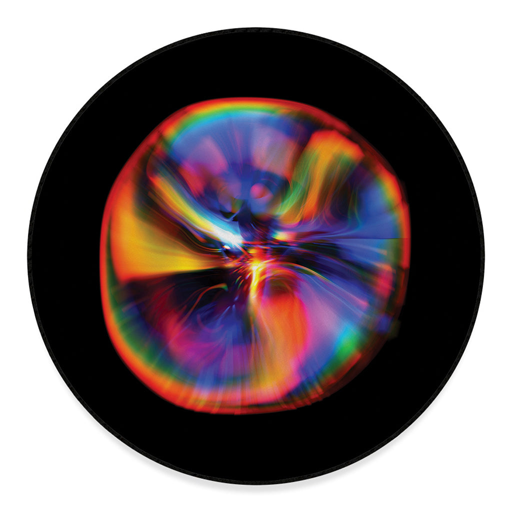 Rave Bubble Print Round Floor Mat