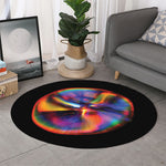 Rave Bubble Print Round Rug