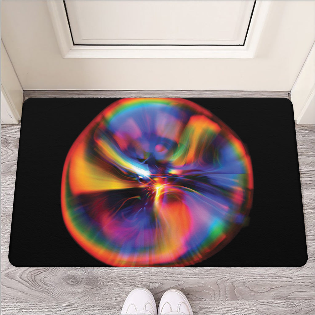 Rave Bubble Print Rubber Doormat