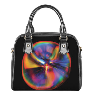 Rave Bubble Print Shoulder Handbag