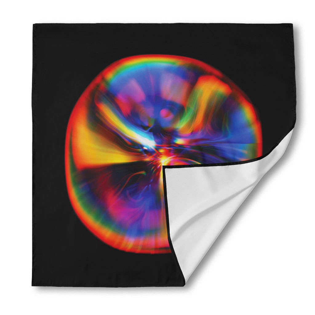 Rave Bubble Print Silk Bandana