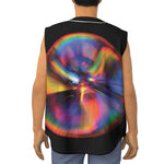 Rave Bubble Print Sleeveless Baseball Jersey