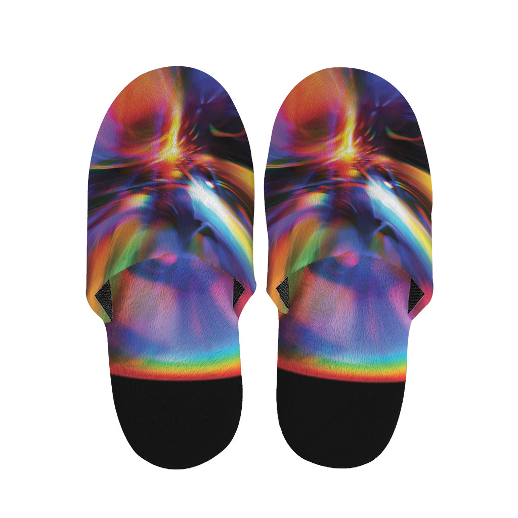 Rave Bubble Print Slippers