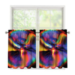 Rave Bubble Print Tier Curtains