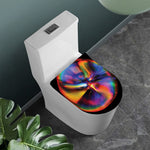 Rave Bubble Print Toilet Lid Cover