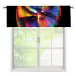 Rave Bubble Print Window Valance