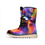 Rave Bubble Print Winter Boots