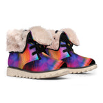 Rave Bubble Print Winter Boots