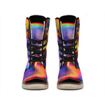 Rave Bubble Print Winter Boots