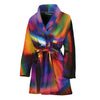 Rave Bubble Print Women's Bathrobe