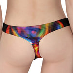 Rave Bubble Print Women's Thong