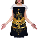 Raven Masonic Eye Print Adjustable Apron