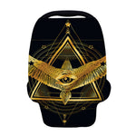 Raven Masonic Eye Print Baby Seat Cover