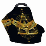 Raven Masonic Eye Print Baby Seat Cover
