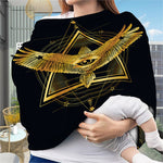 Raven Masonic Eye Print Baby Seat Cover