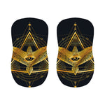 Raven Masonic Eye Print Bar Stool Covers