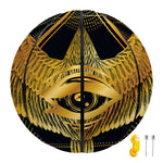 Raven Masonic Eye Print Basketball