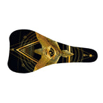 Raven Masonic Eye Print Bicycle Seat Cover