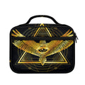 Raven Masonic Eye Print Briefcase Bible Bag