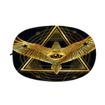 Raven Masonic Eye Print Car Side Mirror Covers