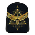 Raven Masonic Eye Print Casual Backpack