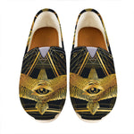 Raven Masonic Eye Print Casual Shoes