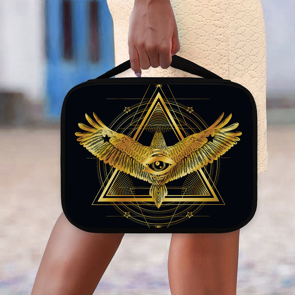 Raven Masonic Eye Print Classic Bible Case