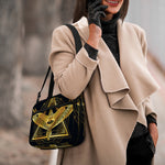 Raven Masonic Eye Print Double Strap Bible Bag