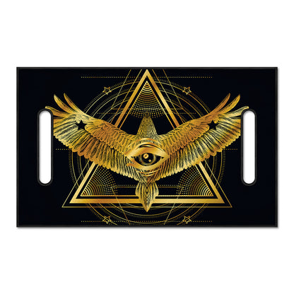 Raven Masonic Eye Print Golf Cart Seat Cover