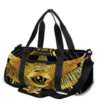 Raven Masonic Eye Print Gym Bag